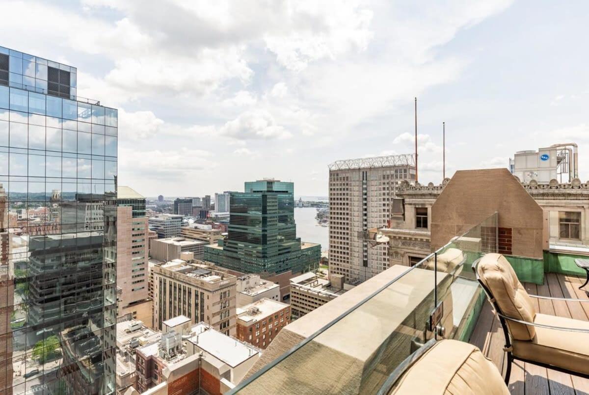 2B 2Ba Luxury Downtown Suite Rooftop Deck & Gym Baltimore Exterior foto